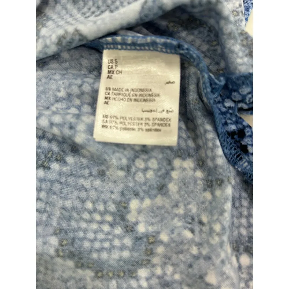 Blue Snake Skin dress - Size M - Picture 10 of 12